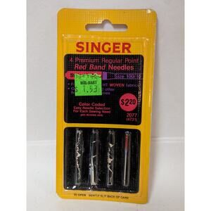 Singer Sewing Machine Needles 1ct Style 2020 Size 100/16 Open Vintage